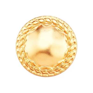 5pcs Luxury Metal Buttons - Round Design for Coats, Jackets, Sewing, DIY Crafts - Picture 1 of 5