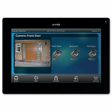 Leviton OmniTouch 7 Security & Automation Color Touchscreen, Black (99A00-2)