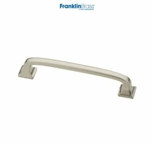 10/PK Franklin Brass P29613K-B Lombard 4 Inch Cabinet Handle Pull, Satin Nickel - Picture 1 of 3