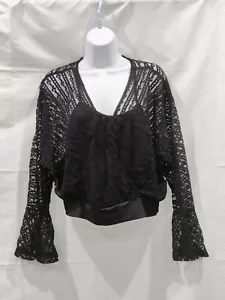 Available Black Lace Blouse - Picture 1 of 7