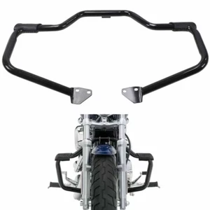 Mustache Engine Guard Crash Bar Fit For Harley Dyna Super Glide FXD FXDB FXDF - Picture 1 of 9