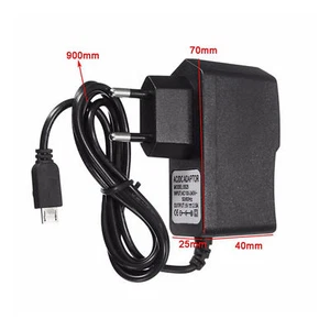 USB Charger Power Supply Adapter EU Plug 5V 2.5A For Raspberry Pi 3 Tablet US - Afbeelding 1 van 6