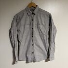 Mountain HardWear Shirt Mens Small Gray Long Sleeve Pocket Button Up