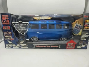 New Maisto Urban Ridez R/C Volkswagen VBus Van “Samba” 1:10 Blue RARE FIND W MP3 - Picture 1 of 8