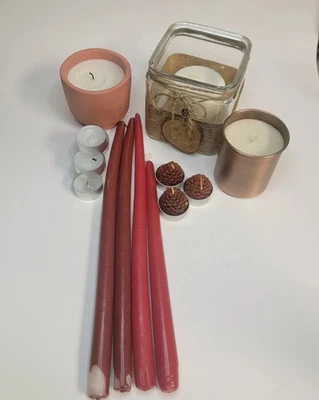 Candle Lot, Candle Holder Stick Voltive Tea Light Tart Warmer  - Image 1 of 4