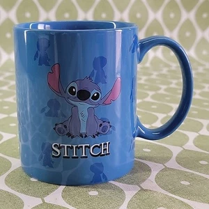 Disney LILO Stitch Mug Cup Blue Ceramic Tea Coffee Hot Cold New Gift - Picture 1 of 6