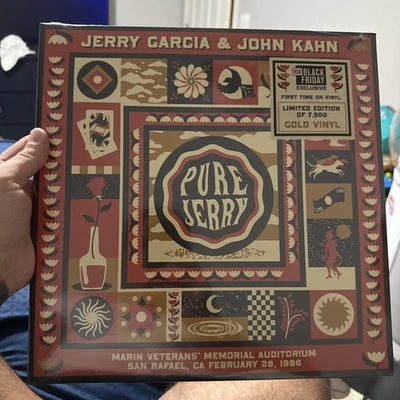Jerry Garcia & John Kahn  Pure Jerry  RSD 2023 Black  Vinyl 2x LP Set  SEALED - Image 1 of 2
