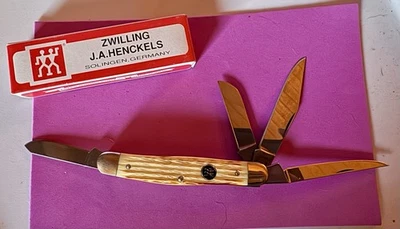 ZWILLING J.A. Henckels. HK-0025-BWP. 4 blade stockman. - Image 1 of 4