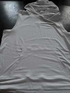 Marika Women's Sleeveless Hooded White Mesh Back Workout Top - Medium NWT - Picture 1 of 8