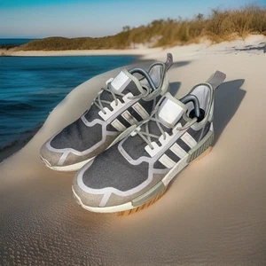 Adidas NMD R1 Mens Running Training Shoes Sneakers Size 9 Bliss Light Gym Shoe - Picture 1 of 24