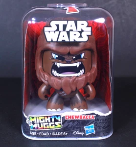 Star Wars Mighty Muggs Chewbacca #2, 3 Facial Expressions Hasbro Disney Sealed - Picture 1 of 12