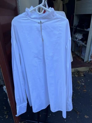 PARA HOMBRES - 2XL Caballería Deportes Pirata Camisa Túnica DISFRAZ CAMPESINO Renacimiento Señores Foto 1 de 2