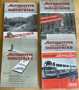 Automotive and Aviation Industries: 4 Magazines 1946/48 - Picture 1 of 9