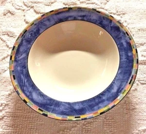 Große Rand Suppenschüssel Fantasia Interiors PTS Steingut Geschirr Ersatz - Bild 1 von 6