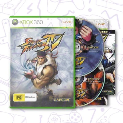 Street Fighter IV (2009) Microsoft Xbox 360 PAL AU [Complete] 2 Disc Fighting GG - Image 1 of 4