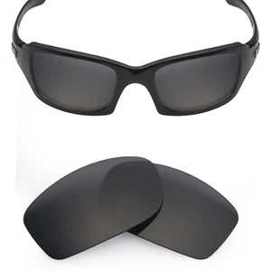hdhut Replacement Lenses for-Oakley Fives Squared Sunglass Black Polarized - Imagen 1 de 7