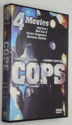 4 Movies COPS Bad Cop I BAD COP II Narcotic Justice STREET VENGEANCE B-Movies NR Foto 1 de 4