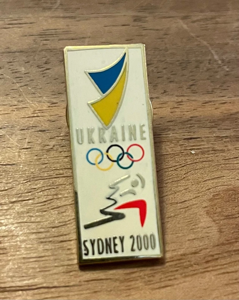 Sydney 2000 Ukraine Rhythmic Gymnastics NOC National Olympic Committee Pin - Image 1 of 1