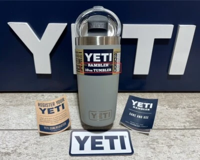 YETI Rambler 10oz Tumbler * GRANITE GRAY/GREY! * w/MagSlider Lid NWTs * 10oz * ! - Image 1 of 4