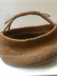 Antique Japanese Hand Woven Large Basket - Picture 1 of 3