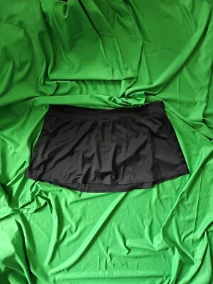 Jaclyn Smith Mujer Talla Grande 24W Negro Falda de Natación Traje de Baño Parte Inferior Foto 1 de 4