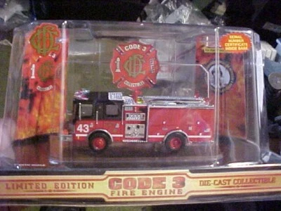 CÓDIGO 3 CAMIÓN DE BOMBEROS DE CHICAGO # 43 BOMBA LUVERNE NUEVO Foto 1 de 4