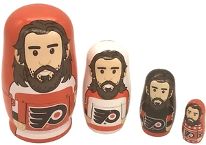 NEW 2022 #9 Ivan Provorov Nesting Doll Philadelphia Flyers Logo NHL Hockey SGA - Picture 1 of 6