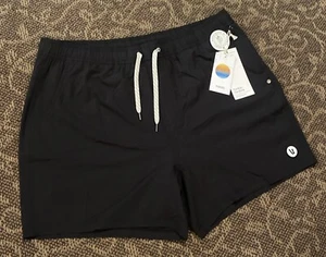 NWT Men’s Vuori Black Kore Shorts 5 Inch Inseam Size XXL - Picture 1 of 8