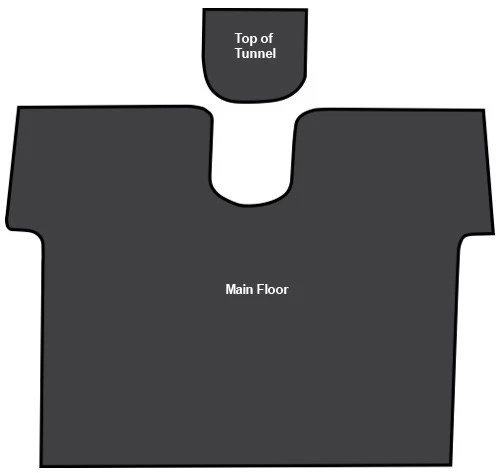 Chevrolet Truck 1955-1958 EVA Sound Deadener 2 piezas Foto 1 de 1