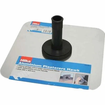DP Hilka Steel Plastering Trowel Aluminium Hawk Plasterer Tools 300mm