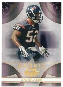 2008 DONRUSS THREADS ROOKIES GOLD HOLOFOIL #248 Xavier Adibi #31/50 - Picture 1 of 1