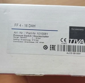 1PC New TIVAL FF4-16 DAH Pressure Switch FF4-16 DAH fast shipping - Picture 1 of 2