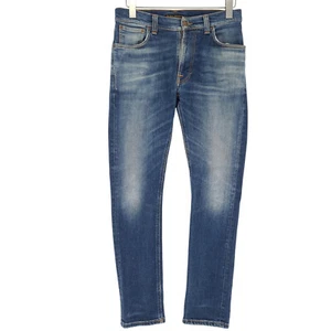 Jeans Nudie Lean Dean Crispy Bora Para Hombre Slim Tapered Ch3 Tamaño W29 L30 - Imagen 1 de 9