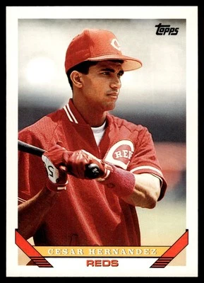 1993 Topps Cesar Hernandez Cincinnati Reds #301 - Image 1 of 2