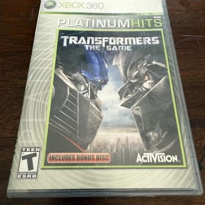 Transformers: The Game Platinum Hits (Microsoft Xbox 360, 2007) With Bonus Disc - Image 1 of 4