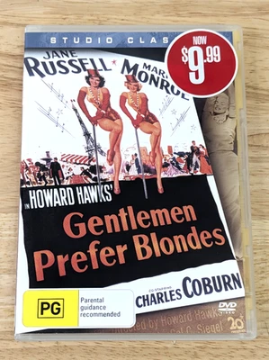 Gentlemen Prefer Blondes Dvd Marilyn Monroe Movie [VGC] - image 1 of 4