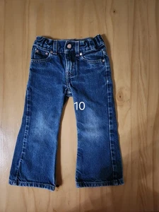 Levis 517 Pants Girls Size 3t Flare Jeans Medium Wash - Picture 1 of 1