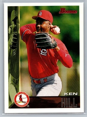 1995 TOPPS BOWMAN CARD # 349 Ken Hill - St. Louis Cardinals - Image 1 of 2