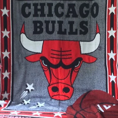 "Manta Northwest Co. NBA Chicago Bulls EE. UU. Michael Jordan vintage 40x52""" Foto 1 de 4