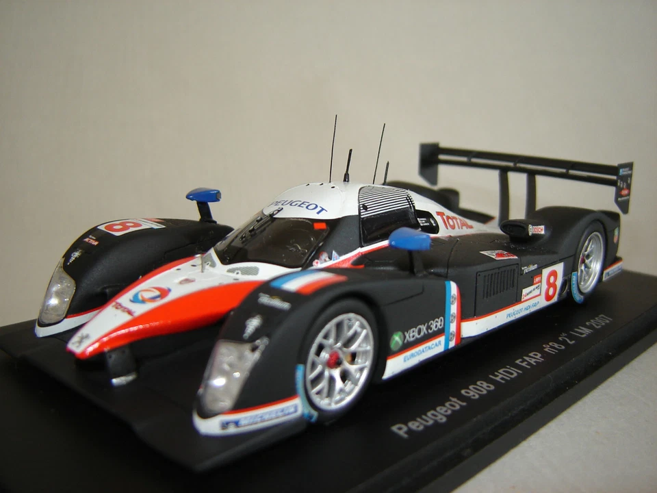 1/43 PEUGEOT 908 HDi FAP #8 (2e place) Le Mans 2007 - Spark1273 - Photo 1/1
