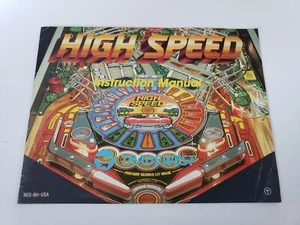 NES Nintendo Entertainment System High Speed Manual Only. Authentic - Picture 1 of 2