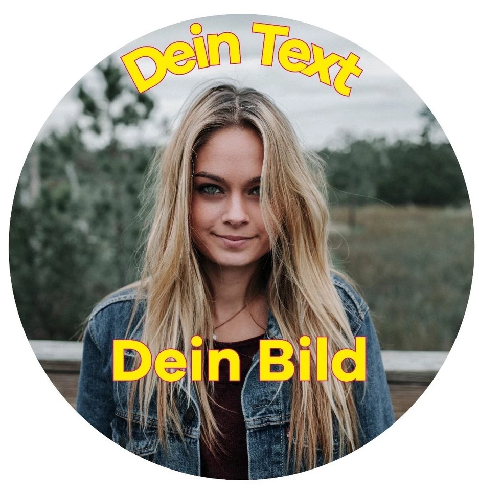 Tortenaufleger Fototorte Geburtstag Einschulung - selber personalisieren - Bild 1 von 4