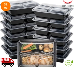 3 Compartment - Meal Prep Containers - BPA Free - Food Storage - Picture 1 of 3