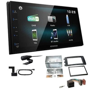 Kenwood Digital Autoradio DAB+ Bluetooth für Smart ForTwo 2007-2010 schwarz - Bild 1 von 5