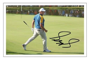 FOTO GOLF Sepp Straka Europe 2023 Ryder Cup Firmada Preimpresión 6x4 Regalo - Imagen 1 de 2