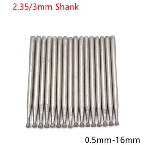 Concave Eyeball Rotary Burr Grinding 0.5mm-16mm Carving Tools 2.35/3mm Shank - Picture 1 of 7