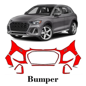 Front bumper PreCut PPF Paint Protection Film For Audi SQ5 2021-2025 - Picture 1 of 6