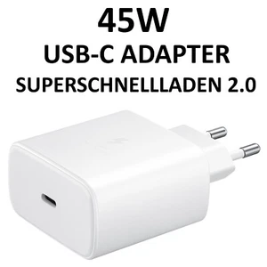 45W USB C Adapter Schnell Ladegerät für iPhone / Samsung S22 S23 S24+ Tab Lader - Zdjęcie 1 z 1