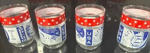 Apollo 12 Vintage Trinkgläser Libbey NASA Space Program 1969 - 4 Stück - Bild 1 von 5