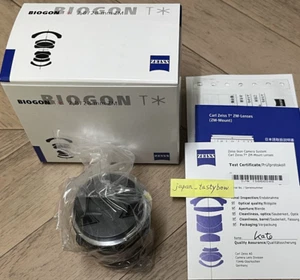 Carl Zeiss BIOGON T * 28mm f2.8 ZM Lens BLACK Leica M mount Manual Focus New - Picture 1 of 10